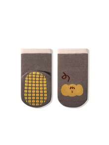 5 Pairs Kids Anti-Slip Floor Socks With Cute Cartoon Animal Patterns, Soft & Comfortable Baby Socks, All Season - Multicolor - View 8
