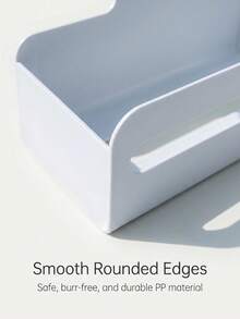 White Magnetic Paper Towel Holder: Strong Magnetic Adsorption On Metal Surfaces, No Drilling Required And No Damage To Walls, Suitable For Kitchen Refrigerator Side, Bathroom Sink, Bedroom And More, Bottom Opening For Easy Access - Multicolor - View 4