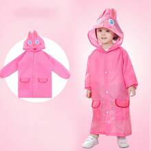 90-130cm Cartoon Raincoat - Waterproof Baby Rainwear, Suitable For 5-7 Years Old Children - Multicolor - View 13