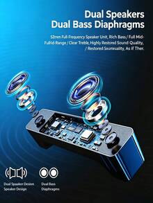 Acer OSK218 Computer Speaker, Bluetooth Mini Speaker For Home Use, Dual Speakers, Dual Diaphragms, No Current, No Noise, Long Multimedia Subwoofer, Mini Gaming Speaker, High-Quality Desktop Speaker, Universal For Desktop Computers, Laptops, Mobile Phones, And Tablets. - View 7