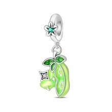 A Single Silver-Plated, Whimsical Fruit-Themed Charm Featuring Original Designs Of A Pineapple, Cherry, And Lemon. This Enamel Pendant Is Accented With Diamond-Like Elements And Can Be Worn On Either A Bracelet Or A Necklace. As A Handcrafted, Fresh, And Playful Accessory, It Exudes A Vibrant Energy, Making It Perfect For Both DIY Projects And Everyday Wear. - Multicolor - View 18