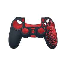 1pc Laser Engraved Silicone Controller Cover, Compatible With PS4, Anti-Slip, Sweat-Proof, Dust-Proof, Scratch-Resistant, Enhances Gameplay Experience - Multicolor - View 3