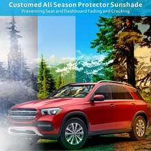 Humorous Husky Car Sunshade - UV Protection, Foldable & Easy To Store, Fits Most Vehicles, Polyester Material With Playful Dog Design For Indoor Decor, Vehicle Cooling Accessory, Playful Dog Design, Easy Storage Feature - A - View 8