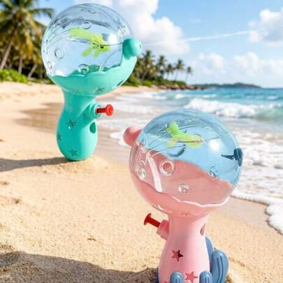 新款紓壓玩具 時尚夏季水槍 輕巧好抓握 強力遠程噴水 適合戶外水上活動與紓壓 海灘泳池派對首選 時尚實用 生日節慶完美禮物