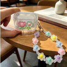 Mặt dây chuyền hình hoa nhiều màu sắc, phù hợp với ốp lưng bảo vệ của Apple và ốp bảo vệ tai nghe Bluetooth không dây. - Nhiều màu - Xem 11