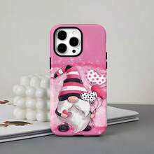 Phone - Cute Spring Pink Gnome Heart Design 2-In-1 Phone, Sturdy Dual-Layer, Durable And Shockproof, Compatible With 17, 16E, 16, 15, 14, 13, 12, 11, 8,, X, XS, XR, Plus, Pro,, SE2 - 混合顏色 1 - 查看 9