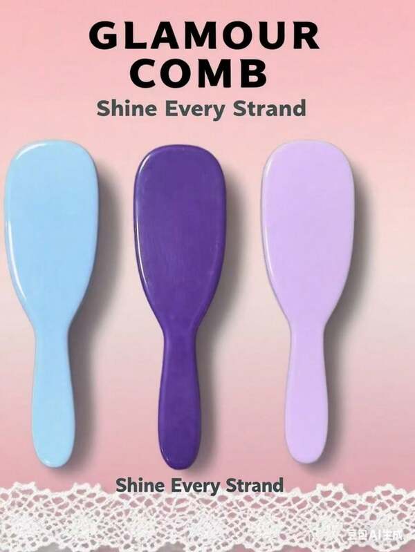 1pc Comb, Detachable, Scalp Massage Function, Dry And Wet Dual-Purpose, For Cleaning Hair And Preventing Tangles, A Small And Convenient Birthday And Graduation Gift