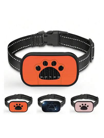 Akıllı Havlama Önleyici Tasma, Şarj Edilebilir Eğitim Tasması, Otomatik Köpek Eğitim Cihazı Havlama Önleyici Tasma, Titreşimli Ultrasonik Köpek Havlama Kontrol Cihazı, Havlama Durdurucu, USB Şarjlı Dayanıklı, Büyük, Orta ve Küçük Köpekler İçin Uygun, Köpek Eğitimi İçin Akıllı Tasma