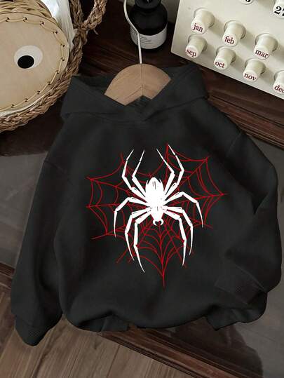 Versatile Personalized Boys Creative Print Sweatshirt, Suitable For Spring And Autumn, Perfect For School, Vacation, Shopping, Sports And Various Occasions.