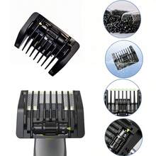 五合一导梳保护罩,适用于 One Blade QP2520 QP2530 QP2620 QP2630 QP2724 QP2834 胡须修剪器,1-5mm 可调节 - 黑色 - 查看 2