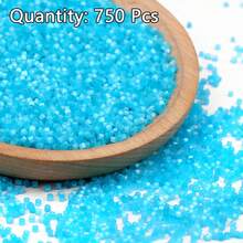 Aproximadamente 750 piezas de cuentas de vidrio de 2mm, cuentas para enhebrar para hacer joyas DIY, manualidades, decoración de bordados - Tubo de alambre de dibujo - Ver 10