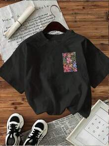 Women T-Shirts - Black - View 2