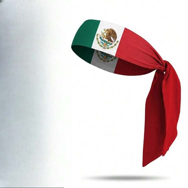 US Canada Mexico World Cup Headband, National Flag, Quick Drying Sports Headband
