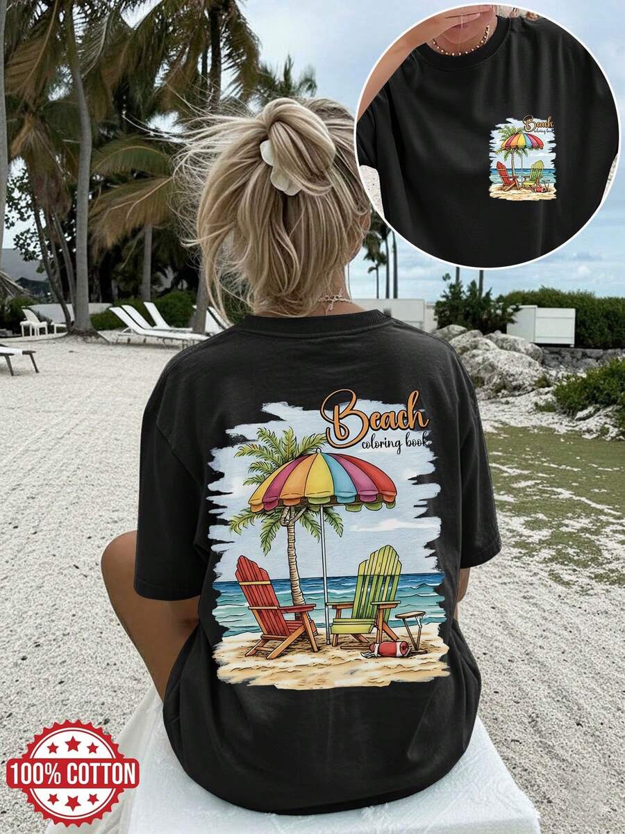 Women T-Shirts - Black - View 1