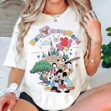 Disney Unisex T-Shirt  Vintage Walt Disneyworld  Shirt, Disney Castle Shirt, Mickey And Friends Shirt, Vintage Disney Shirt, Disney 2026 Family Trip - trắng - Xem 6