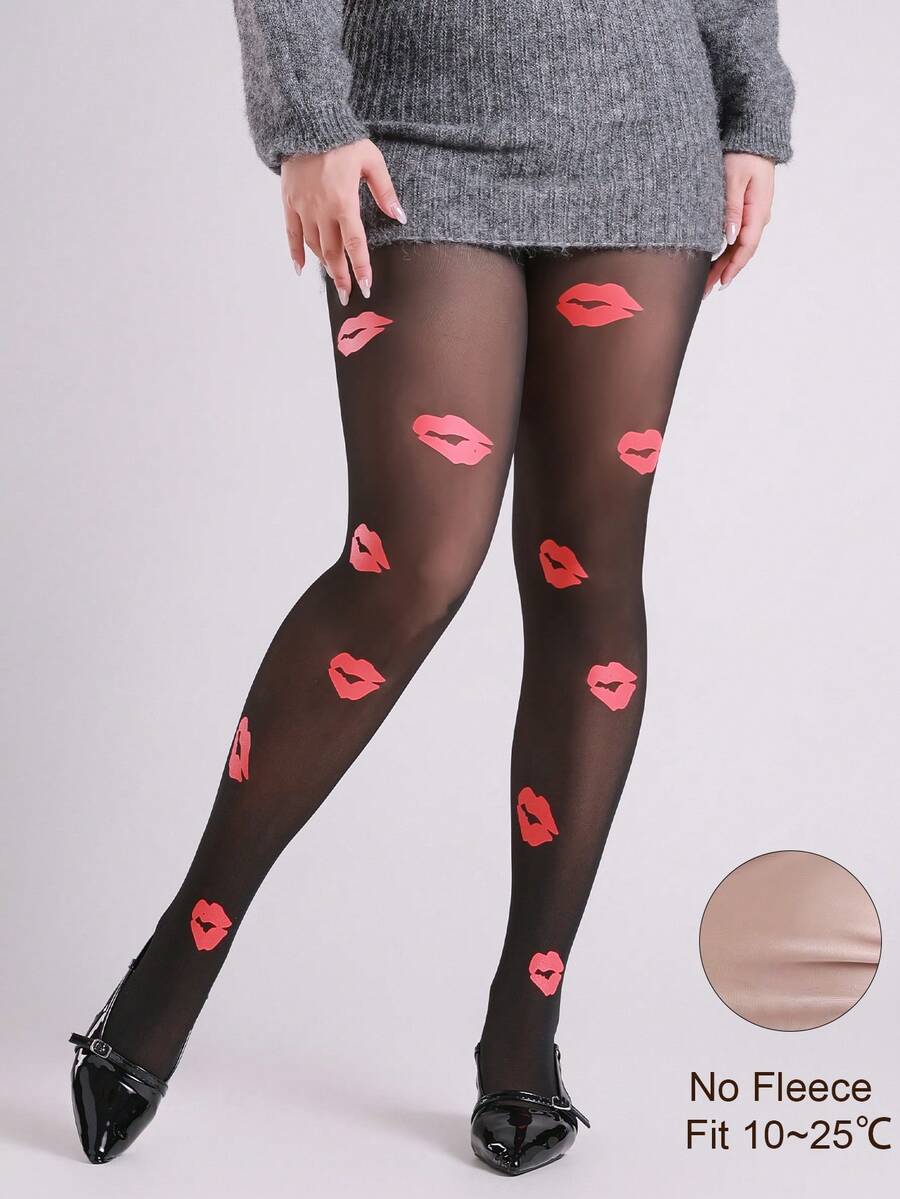 1件 80g/220g 女款春夏絲襪，秋冬加厚抓絨保暖緊身褲（適用於 10-25°C）