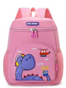 Cute Dinosaur Cartoon Backpack, Lightweight Daypack For Boys And Girls, Suitable For School, Travel And Vacation - A - View 16