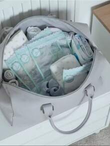 Maternity Organizer Bag Kit With 5 Units And Zipper - 橄欖綠 - 查看 5