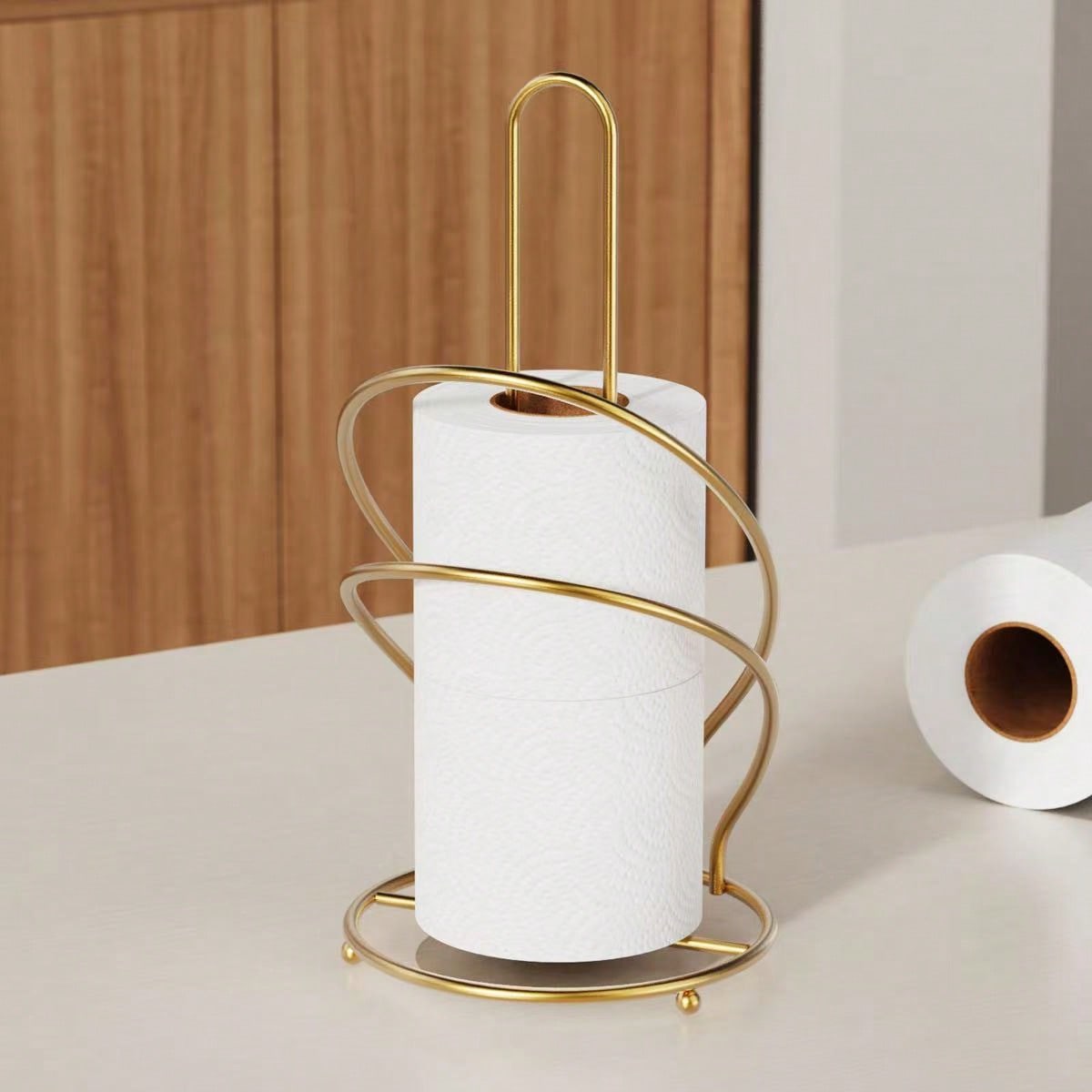 Stainless Steel Kitchen Bathroom Decorative Paper Towel Holder, Home Storage Rack, 2026 World Cup Accessories, Room Decor, Holiday Essentials, Home Decor, Ideal Graduation Gift For Teachers Random Color Style Set