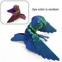 Model Burung Beo Pelangi Artikulasi Cetak 3D, Figur Burung Beo Berwarna-warni Realistis yang Dapat Dikoleksi, Mainan Geli Kreatif untuk Dekorasi Meja, Hadiah Ulang Tahun - MultiWarna - View 11