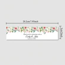 UNICCUT 30pcs Customized Labels - Personalized Bottle Stickers, Customizable Name & Text Stickers, Suitable For Birthday, Baptism, Wedding Decoration - Multicolor - View 3