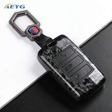 Ốp bảo vệ chìa khóa xe hơi kiểu sợi carbon ABS, phù hợp với các dòng xe Land Rover Range Rover Evoque, Discovery, E-PACE, I-PACE, XE, XJ, XF (2018-2025) - Land Rover B - Xem 7