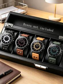 Casual PU Leather Multi-Piece Set, Suitable As Father's Day Gift, Daily Gathering Outfit Selection Gift, Birthday Gift - Multicolor - View 9
