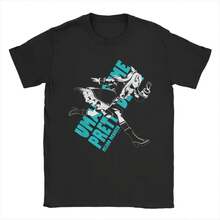 Umamusume Pretty Derby Mejiro McQueens T-Shirt Summer Cotton T Shirts Men Trending Print Tshirt Short Sleeve Y2K Retro Top Tees - 黑色 - 查看 2