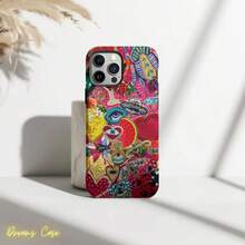 24h Versand aus DE Apple 17 16e 15 Vintage Mosaik Charm Handyhülle, Mosaik Fliesen Hülle, Mosaik Kunst, 16 15 14 13 12 11 Pro Max 8 Plus X, Galaxy S23 S22 S20 Ultra 23 24 25 26 - mattierte Textur - Übersicht 4