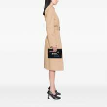 Authenticated Dior PRE-OWNED Kaws Bee Nylon Pouch Bag - 黑色 - 查看 4
