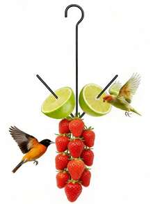 1 pièce Mangeoire suspendue pour oiseaux de compagnie, convient pour nourrir les oiseaux de compagnie, y compris l'alimentation quotidienne en grains, l'alimentation en cage d'oiseaux intérieure/extérieure, l'alimentation des oiseaux de jardin et l'alimentation des oiseaux jeunes et adultes. Elle est anti-déversement, anti-fuite, propre et hygiénique. - Taille Unique - Voir 4
