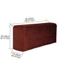 Sofa Armrest Gloves Are Suitable For Armrest Sizes Of 18-21 Inches Long, 6.5-8 Inches Wide, And 8-11 Inches High - Dark Green - View 5