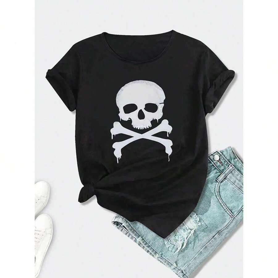 Women T-Shirts - Black - View 1