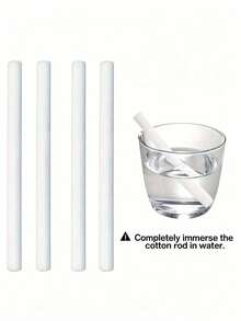 10 piezas Varilla humidificadora, Repuesto del núcleo del filtro humidificador, Varilla de fibra, Repuesto de piezas de recambio del núcleo de absorción de agua del humidificador, Difusor de aromas, Repuesto de purificación por evaporación, Accesorios para humidificador - Unitalla - Ver 6