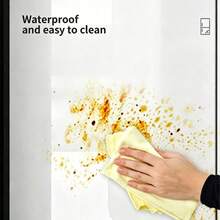 1 Roll Self-Adhesive High Gloss Transparent Furniture Protection Film - Waterproof And Moisture-Proof, Suitable For Refrigerator, Elevator Door, Kitchen Cabinet Renovation, Easy To Install And Remove, Modern Wall Decor Wallpaper - 1PC - View 7