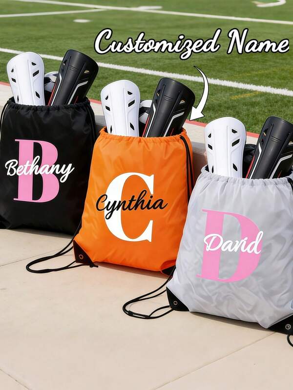 Bolsa deportiva personalizable con cordón y bolsillo con nombre personalizado o mensaje festivo. Personaliza tu propia bolsa. Es una mochila muy adecuada para niñas, niños, adolescentes, uso diario, salir, viajar, deportes, natación, escalada, uso al aire libre. Adecuada para Navidad, Acción de Gracias, temporada de regreso a clases, lugar de trabajo, trabajo, transporte. Regalo ideal. Perfecto para Navidad, padres, colegas, compañeros de clase. Bolsa memorable