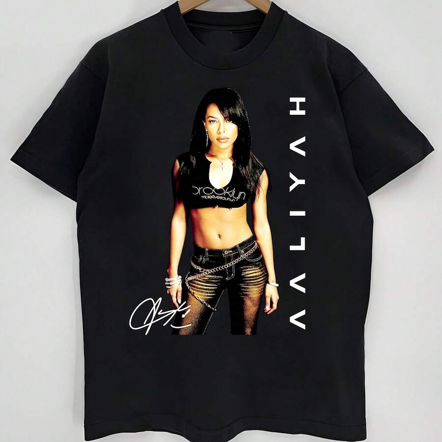 Vintage A.Aliyah T-Shirt - Black - View 1