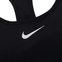 Nike 女士运动文胸 AS W NK SWSH MED SPT BRA，简约舒适日常休闲户外运动弹力轻盈支撑文胸 DX6822-010 - DX6822-010 - 查看 3