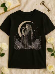 Women T-Shirts - Black - View 1