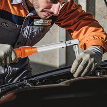 Click Torque Wrench Set, 1/4Inch Drive, 20-240 Lbf-In / 2.3-27.1N.M, Dual-Direction And Dual Range Scales, 72-Tooth, ±3% High Precision, With Bits, Sockets, Adapters, Extension Bar, Orange - 1/4 Inch - View 1