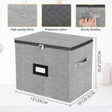 Caja para copas champán VERONLY con divisores contenedor para copas champán organizador caja para copas champán 12 copas - Gris - Ver 4