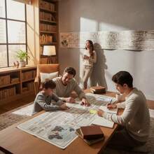 Adam's Synchronological Chart Or Map Of History - Historical Timeline Wall Panel - A - View 6