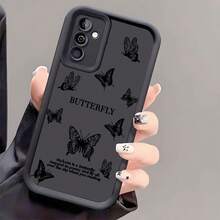 Funda de teléfono a prueba de golpes con gráfico inspirador de mariposa, compatible con iPhone, Honor - Negro 8 - Ver 2