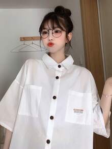 Women Blouses & Shirts - White - View 4