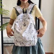 Bolso de mano moderno y versátil para mujer, estilo casual elegante con un toque de alta gama, bolso de hombro estiloso ideal para ir de compras, nueva mochila de verano 2026 para estudiantes universitarios, mochila escolar casual de gran capacidad y a la moda para estudiantes de secundaria y preparatoria, mochila de viaje. - Negro - Ver 5