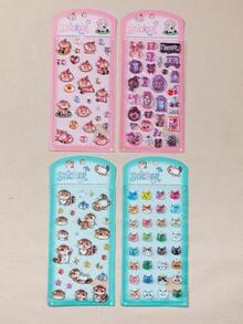 Colorful 3D Epoxy Resin Stickers - Cute Animals - Waterproof, Reusable, Repositionable, Self-Adhesive, High-Quality Resin - Perfect For Decorating Smartphones, Phone Cases, Laptops, Desktop Computers, Tablets, Stationery, Notebooks, Journals - Multiple Colors Available [Style/Packaging Random] - View 5