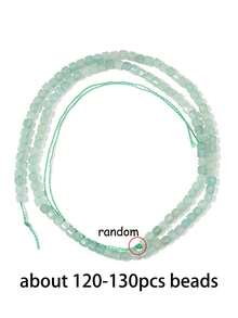 Natural Faceted Cube Amazonite Howlite Apatite Moonlight Agate Stone Square Spacer Beads For Jewelry Making Diy Bracelet 3x3mm - Multicolor - View 10