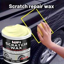 Car Scratch Polishing Wax, Deep Repair Compound, Car Surface Polishing Paste, Ceramic Coating Technology To Restore Glossiness - 100g+Sponge - View 1