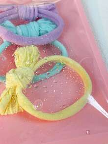 5/30/50pcs Macaron Color PVC Self-Sealing Bags, Fashionable Fresh Colors, Dustproof And Moisture-Proof With Good Sealing, Suitable For Cards, CDs, Jewelry Storage And Gift Packaging - One Size Fits All - View 4