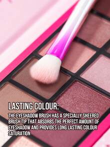 Misslyn Make-up Pinsel, langanhaltende Farbsättigung, EINFACHE & PRÄZISE ANWENDUNG, ultraweiche Materialien, LEICHT MITZUNEHMEN, synthetische Borsten Material, weich und seidig anzufühlen, Mehrfachanwendung, gute makellose Make-up für Puder, Flüssig, Creme, Rouge Kosmetik, KEIN AUSFALL - Pink - Übersicht 3